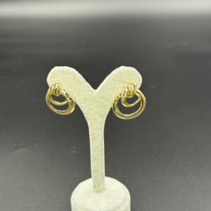 Gold çift halka küpe