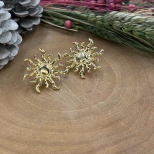 Gold Güneş küpe