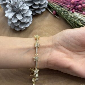 Gold yıldız bileklik