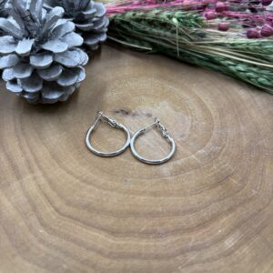 Silver küçük halka küpe