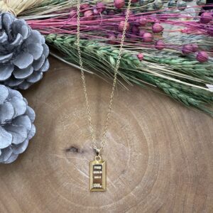 Gold külçe altın kolye